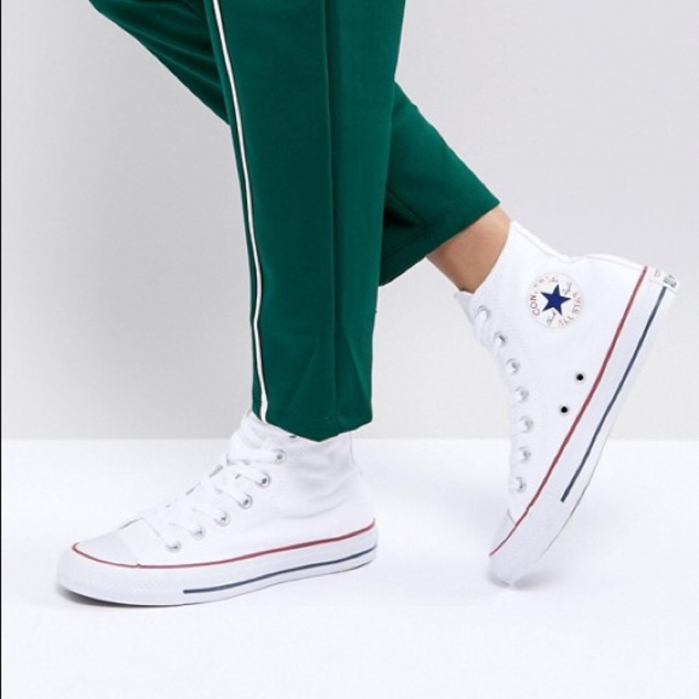 White high top convers
